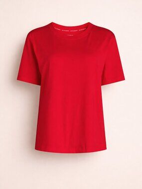 Joyspun Sleep Easy T-Shirt Red Pepper Pajama Tee Size L NWT Soft Lounge